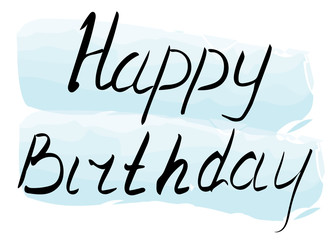Happy birthday. Vector.
