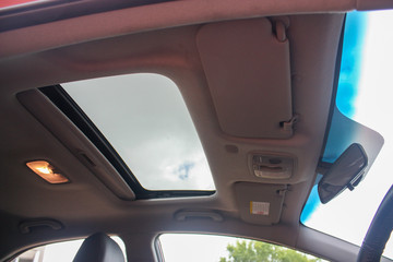 Modern vehicle glass sun roof