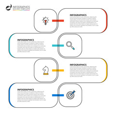 Infographic design template. Creative concept with 4 steps