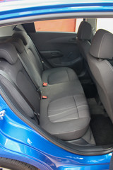 Compact car rear seats