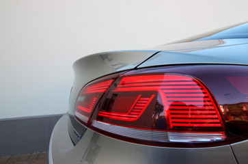 Rear light cluster of stylish new car