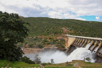 Dam on the river