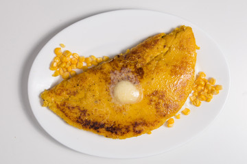 cachapa, venezuelan corn pancake