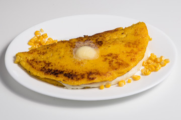 cachapa, venezuelan corn pancake