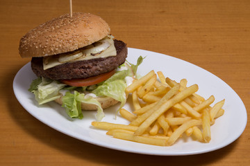 Fresh burger