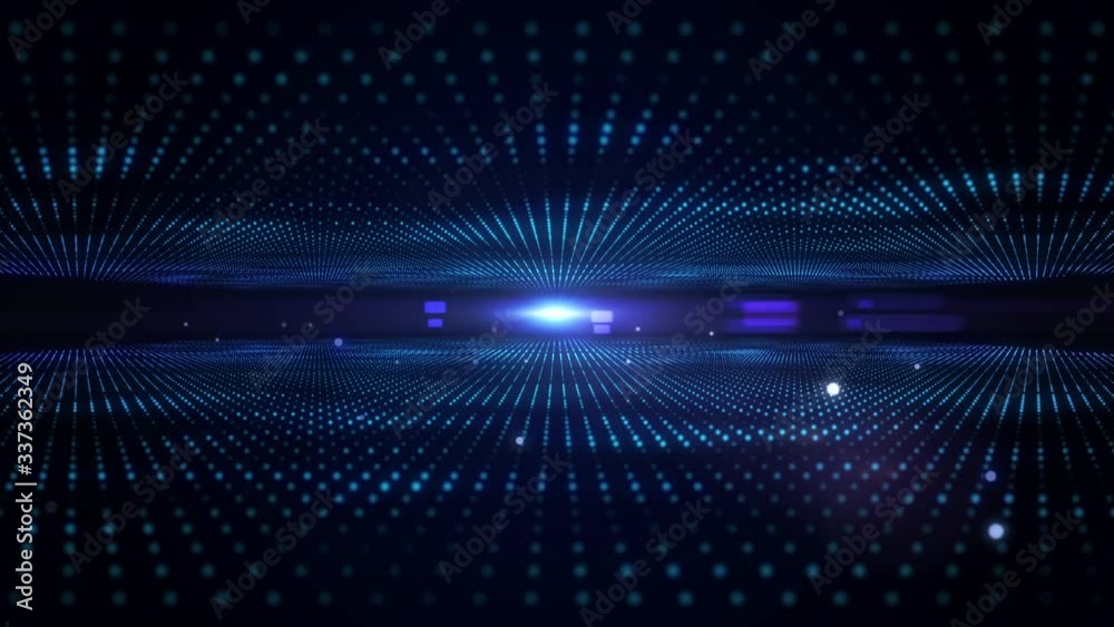 Poster abstract beautiful technology particle grid background head up display and User Interface element