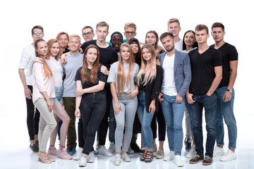 diverse multinational group of young business people
