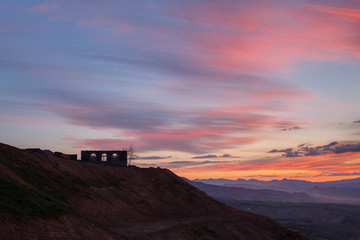 Sunset at Dogubeyazit Turkey