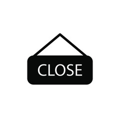 Close best Icon Vector Emblem Isolated , Shop Banner Frame Board Element Graphic Template Logo Information, Outline Solid BAckground White
