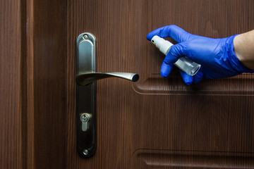handle door disinfection, daily virus protection