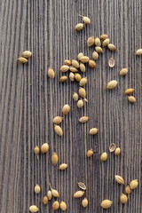 indian cumin seeds on wooden table