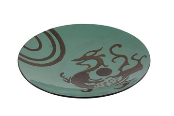 earthenware pottery made of clay fired to a porous state that can be made impervious to liquids by the use of a glaze.