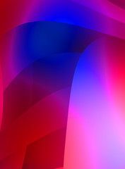 Obraz premium Abstract background with colorful gradient. Vibrant graphic wallpaper with stripes design. Fluid 2D illustration of modern movement.