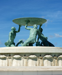 Triton Fountain, Malta, Valletta - February 2018. Triton fountain new update in 2018. Valletta...