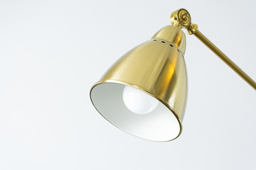 Obraz na płótnie Canvas Close up table lamp shade, cone, reflector