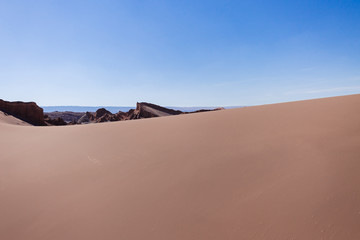 Fototapeta na wymiar sand dunes in death valley