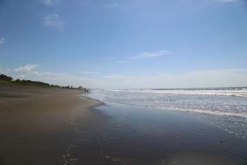 The beautiful beaches of the pacific coast of Costa Rica