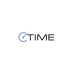 Time logo design concept template.