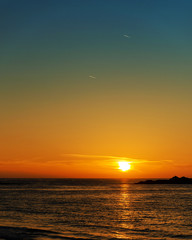 Obraz premium sunset over the sea