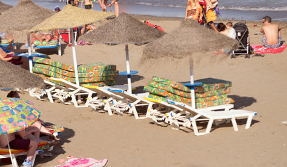 Sombrillas de playa