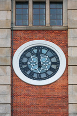Fototapeta na wymiar Canton Clock Vertical Hong Kong