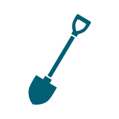 shovel icon vector logo template