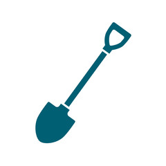 shovel icon vector logo template