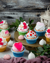 yummy creamy delights on the table