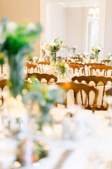 Wedding dining table. Rustic wedding.