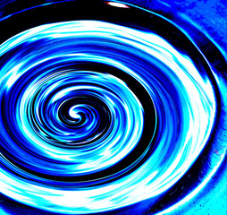abstract blue background with circles