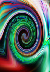 abstract colorful swirl
