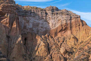 Steep landscape in Los Picachos in Spain