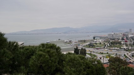 Fototapeta premium City harbor view