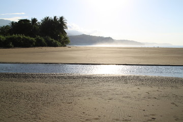 The beautiful beaches of the pacific coast of Costa Rica