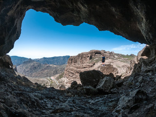 Obraz premium Cave formation in Gran Canaria 