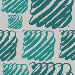 Vector illustration, seamless pattern, green and grey color