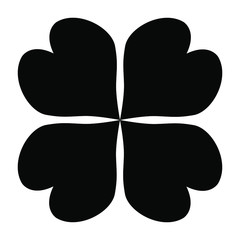 four leaf clover vector illustration