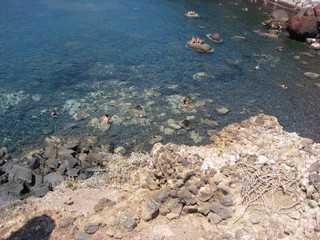 Travelling around Santorini