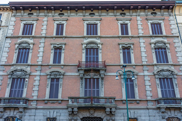 Italy, Milan, 13 February 2020, view of a historic building