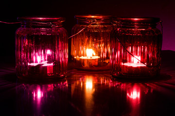 La elegancia el romanticismo de las velas 