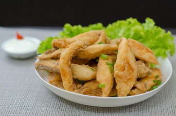 fried tilapia fillet