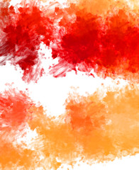 Brushed Painted Abstract Background. Brush stroked painting. Strokes of paint. 2D Illustration.