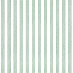 Watercolor hand drawn seamless pattern with abstract stripes in blue color isolated on white background. Good for textile, background, wrapping paper etc. - 337404978