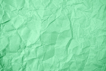 Obraz premium Ancient green crumpled paper for background