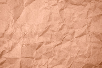 Crumpled brown paper in the background