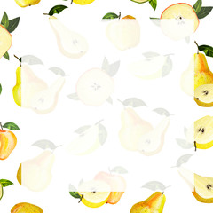 beautiful fresh illustrations of fruits