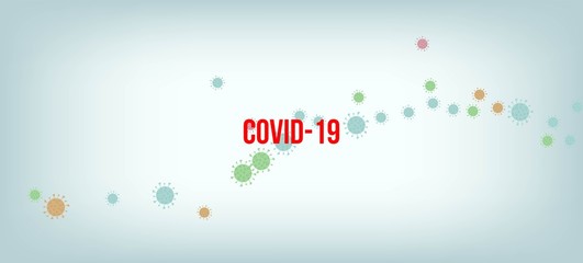 Covid-19 Quarantine nCoV Banner. Virus Protection Flat Corona Web 