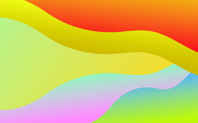 Colorful geometric background. Fluid shapes composition. Eps10 vector.