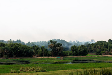 View to the coast of Nile