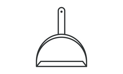 Dustpan, cleaning, furniture, and household, tools, and utensils, wiping, clean, tool, housework, mop, work-free vector icon